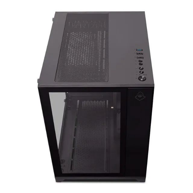 Gabinete Gamer Mancer CV100, Mid-Tower, Lateral De Vidro, Preto, 12x 19,24 - Foto 6