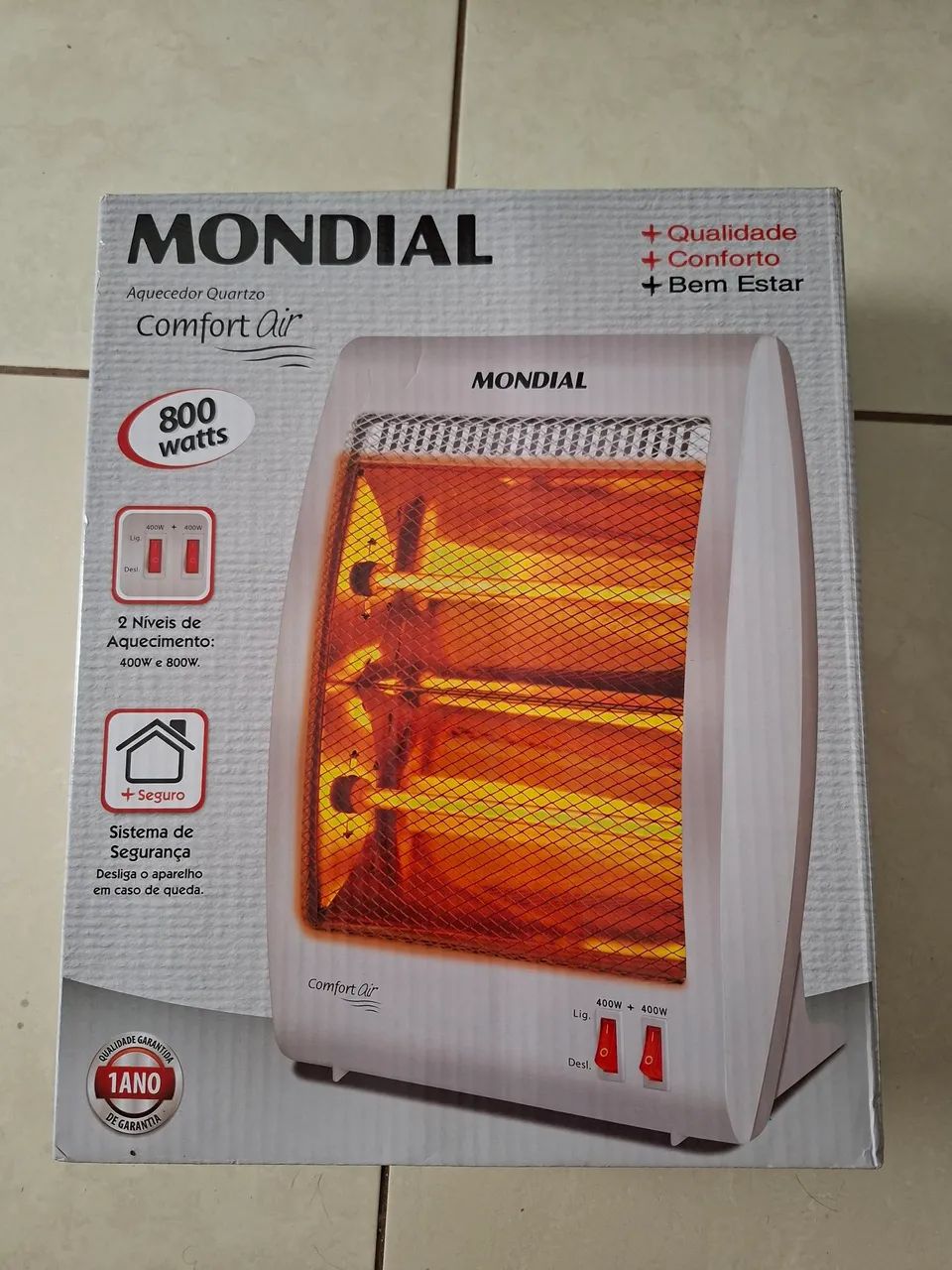 Aquecedor portátil mondial - Foto 2