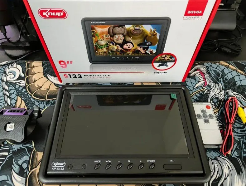 Monitor LCD 9" Knup KP-S133