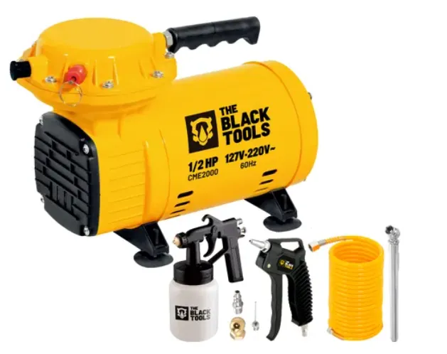 Compressor De Ar Direto Elétrico Pintura 1/2hp Bivolt 2,3pcm