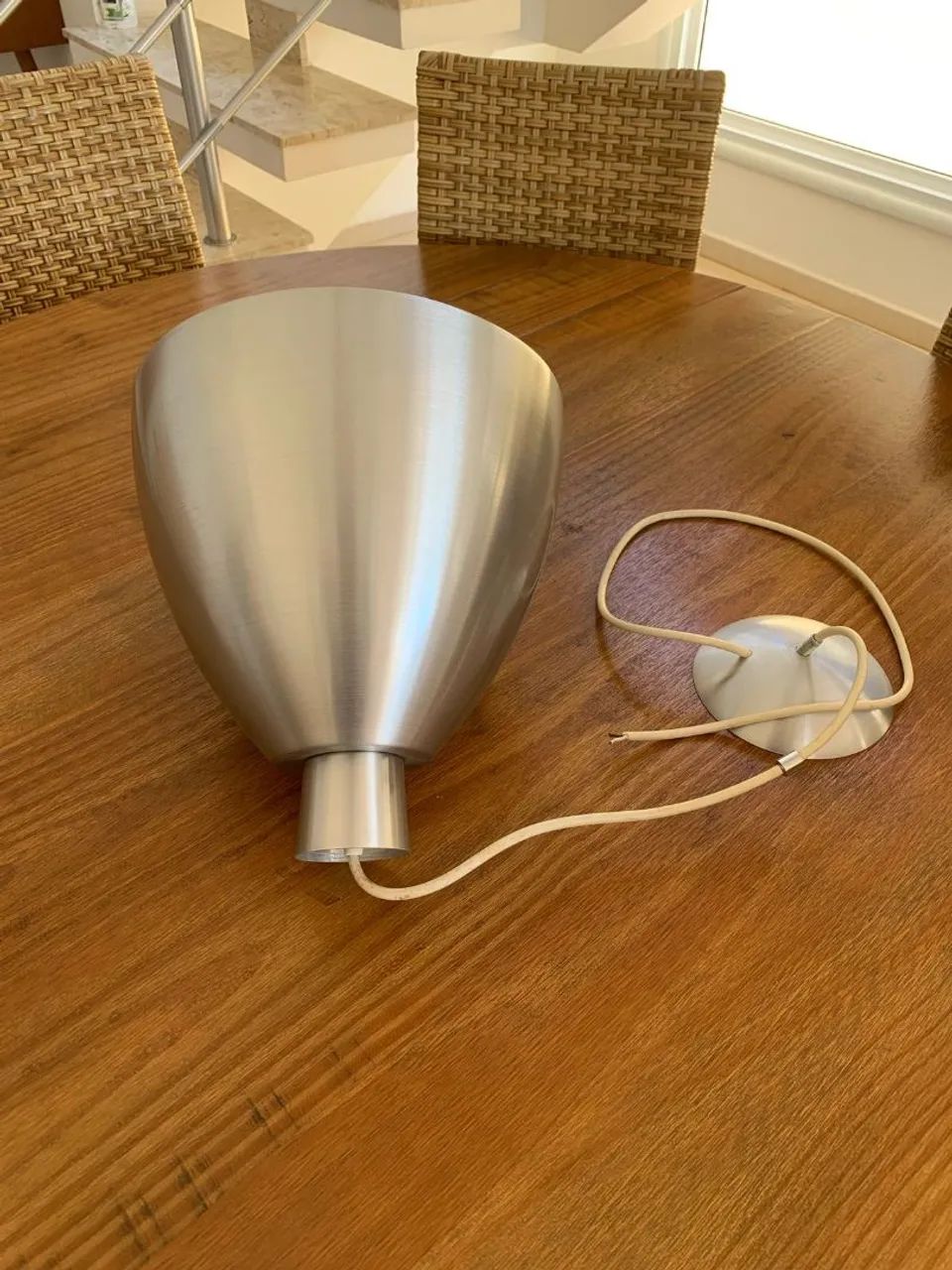 Luminária Pendente em Aço Inox - Foto 4