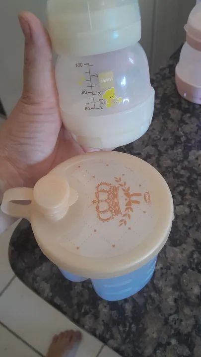 Kit Mamadeira e Potinho para Bebê - Foto 2