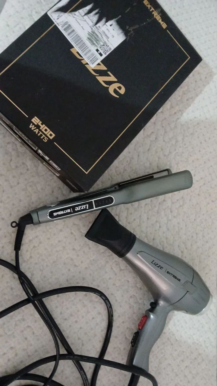 Kit de Chapinha e Secador de Cabelo Lizze Extreme 2400W