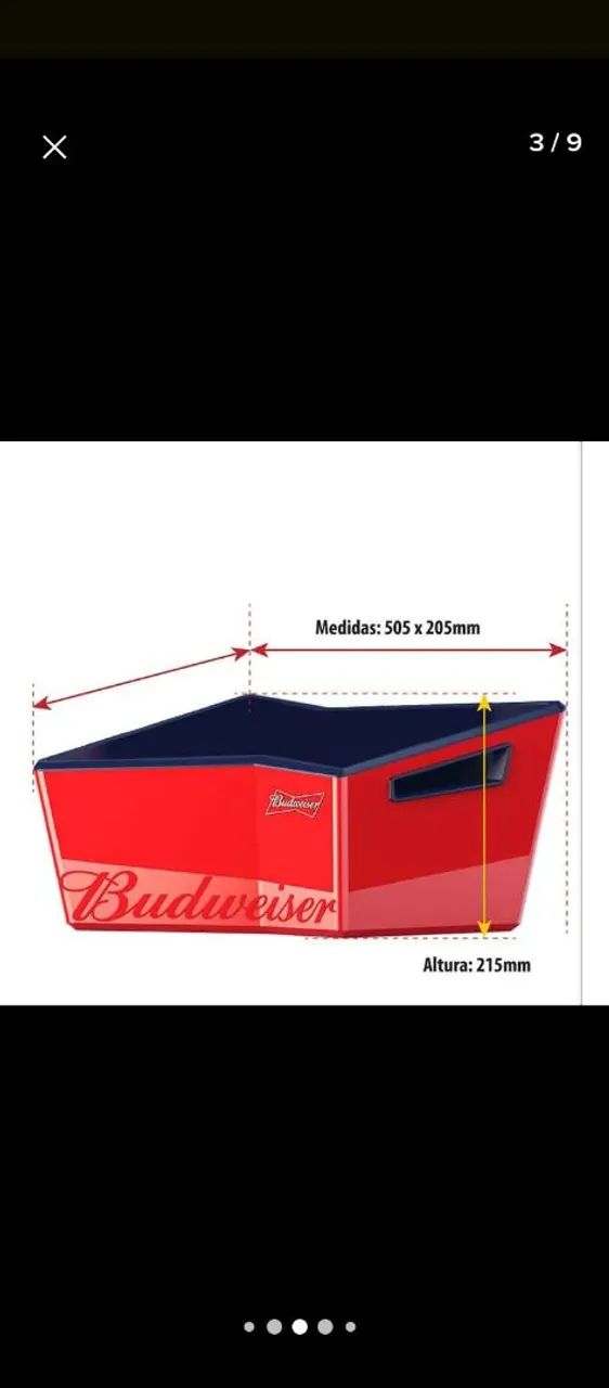 ? Balde Oficial Budweiser - Foto 3