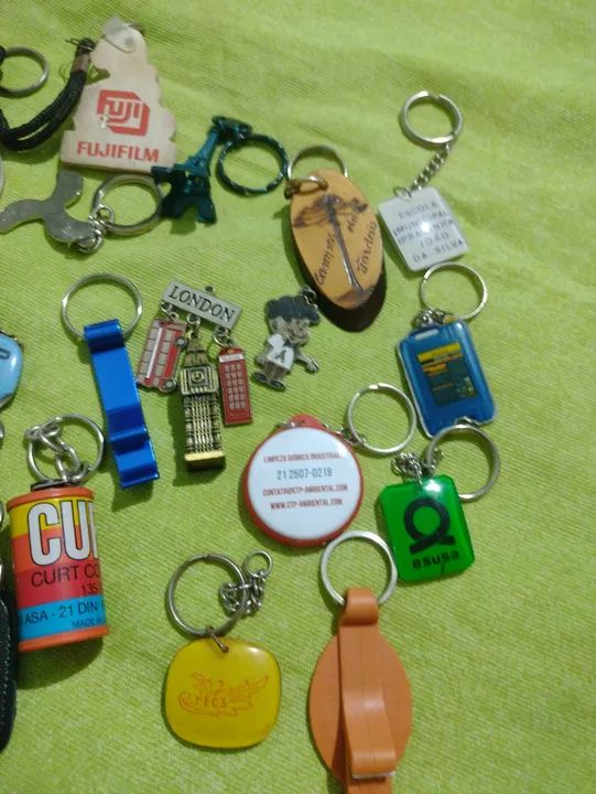21 chaveiros variáveis usados - Foto 6