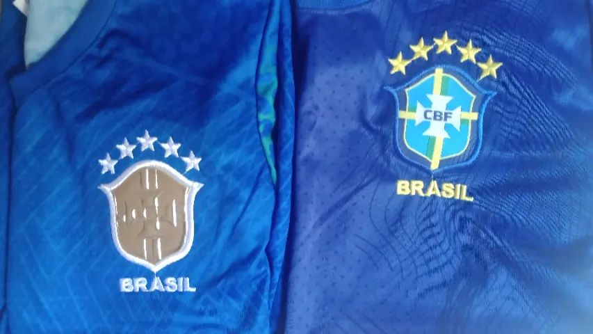 Camisa Seleçao Brasileira de futebol 2 unidades - Foto 4