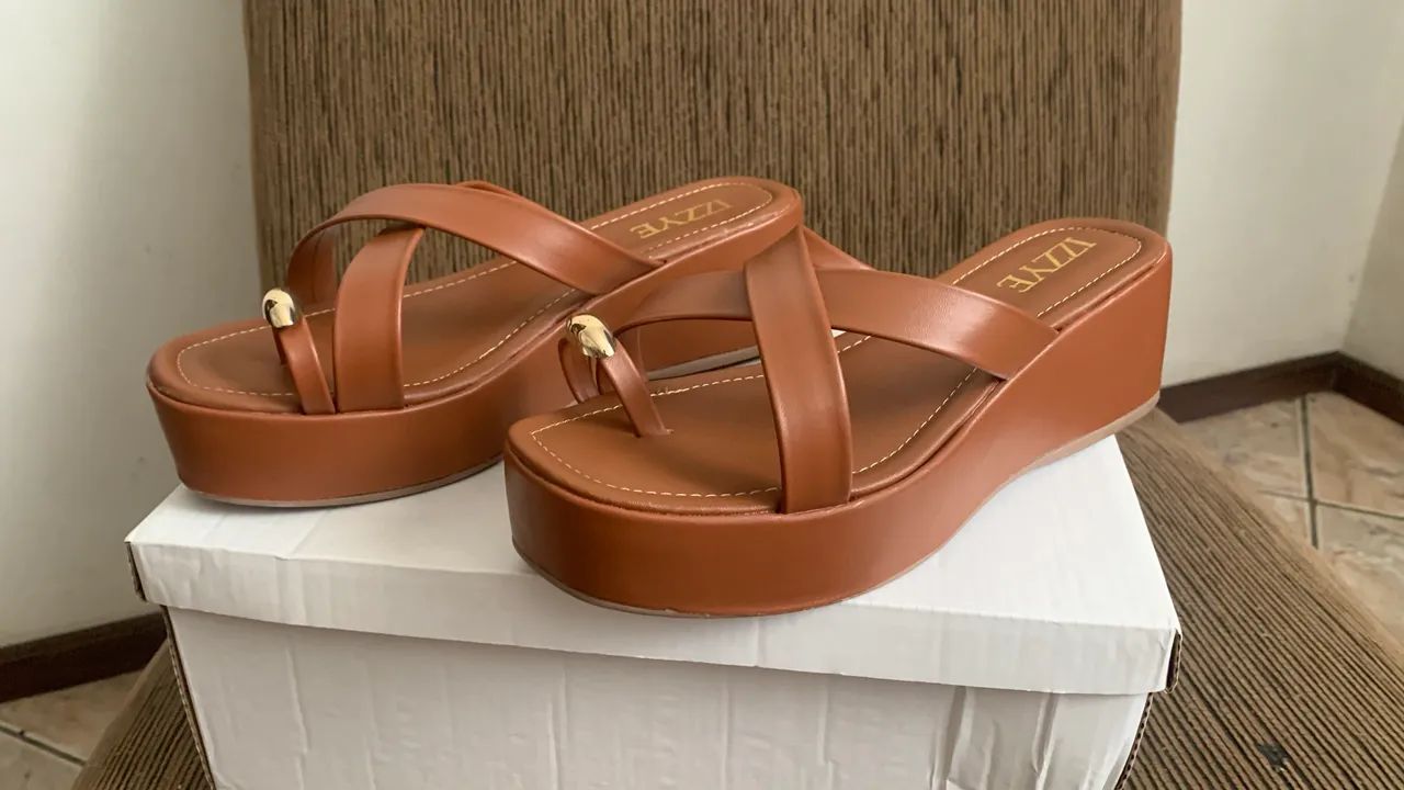 Papete Plataforma Marrom