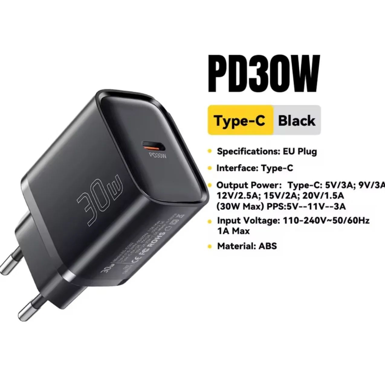 Fonte Carregador Essager PD30W - Carregamento Rápido e Compacto - Foto 2