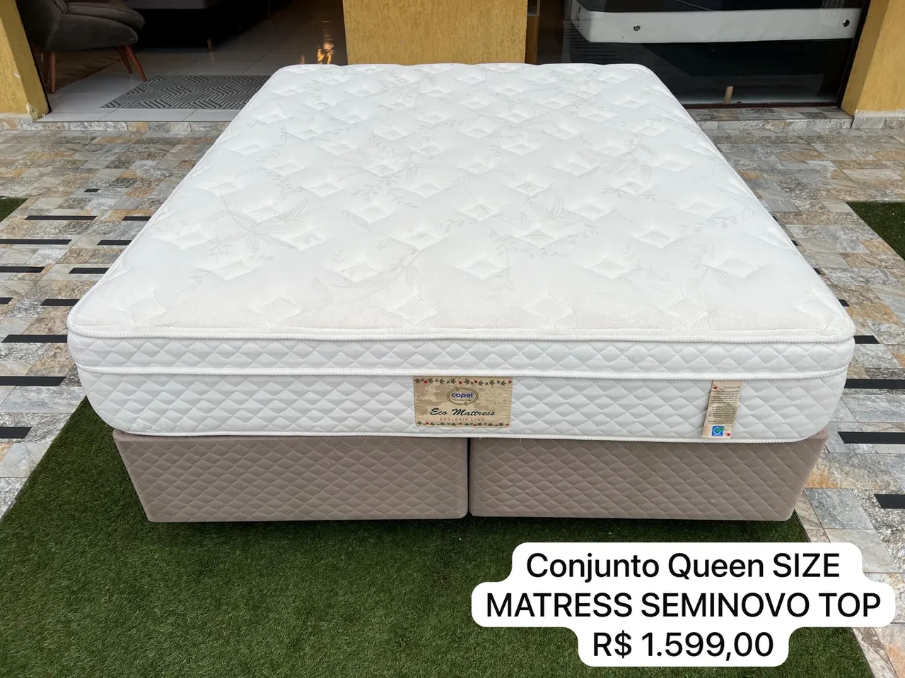 CAMA Conjunto Queen Size Eco Mattress