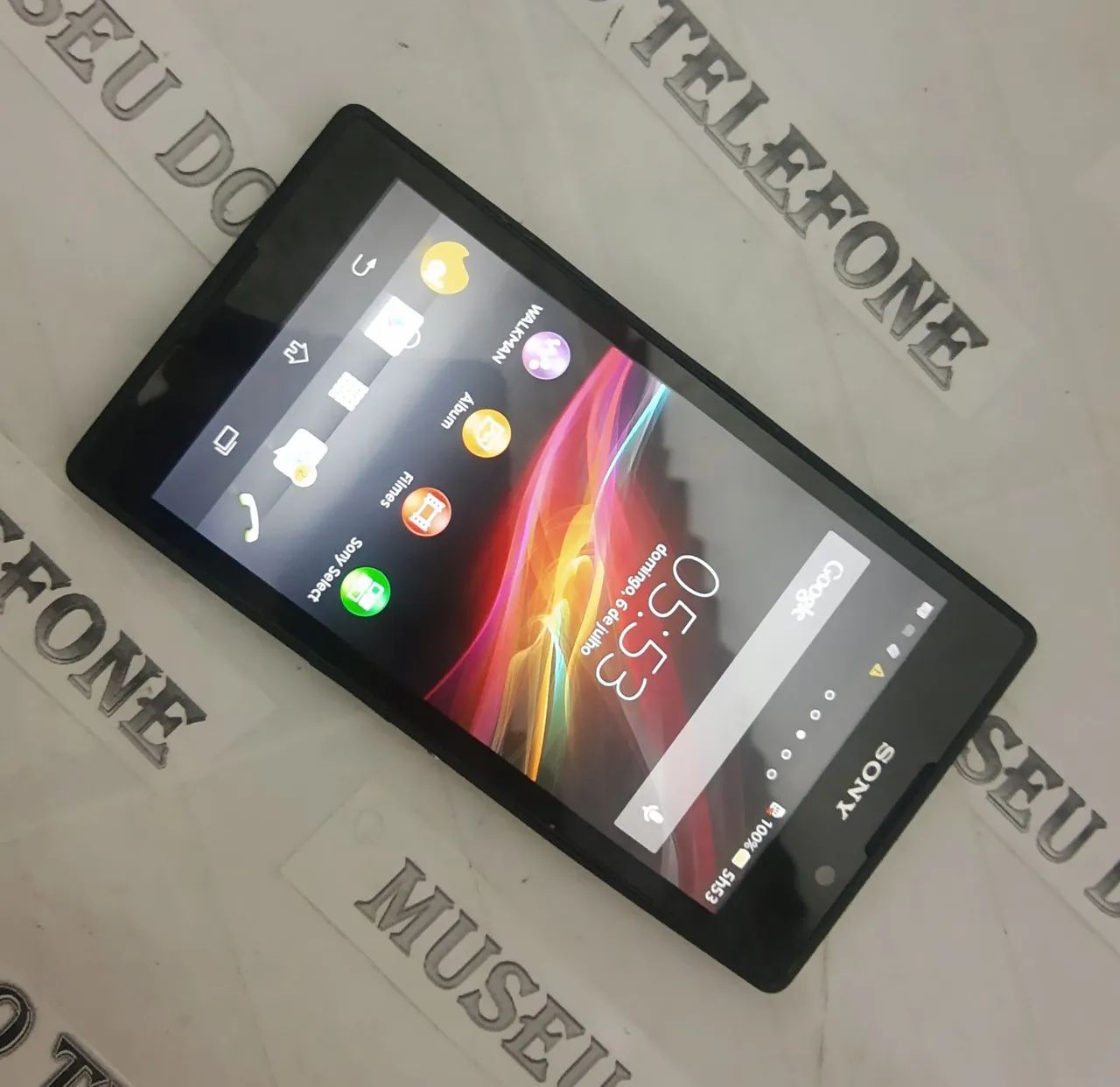  Sony Xperia c Black celular antigo RELÍQUIA impecável  - Foto 2