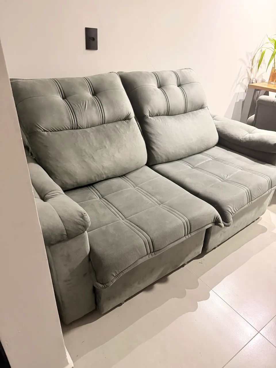 Sofá retrátil reclinável 64288688489729121