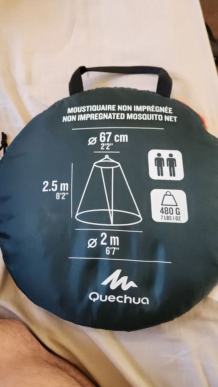 Mosquiteiro casal camping Quechua