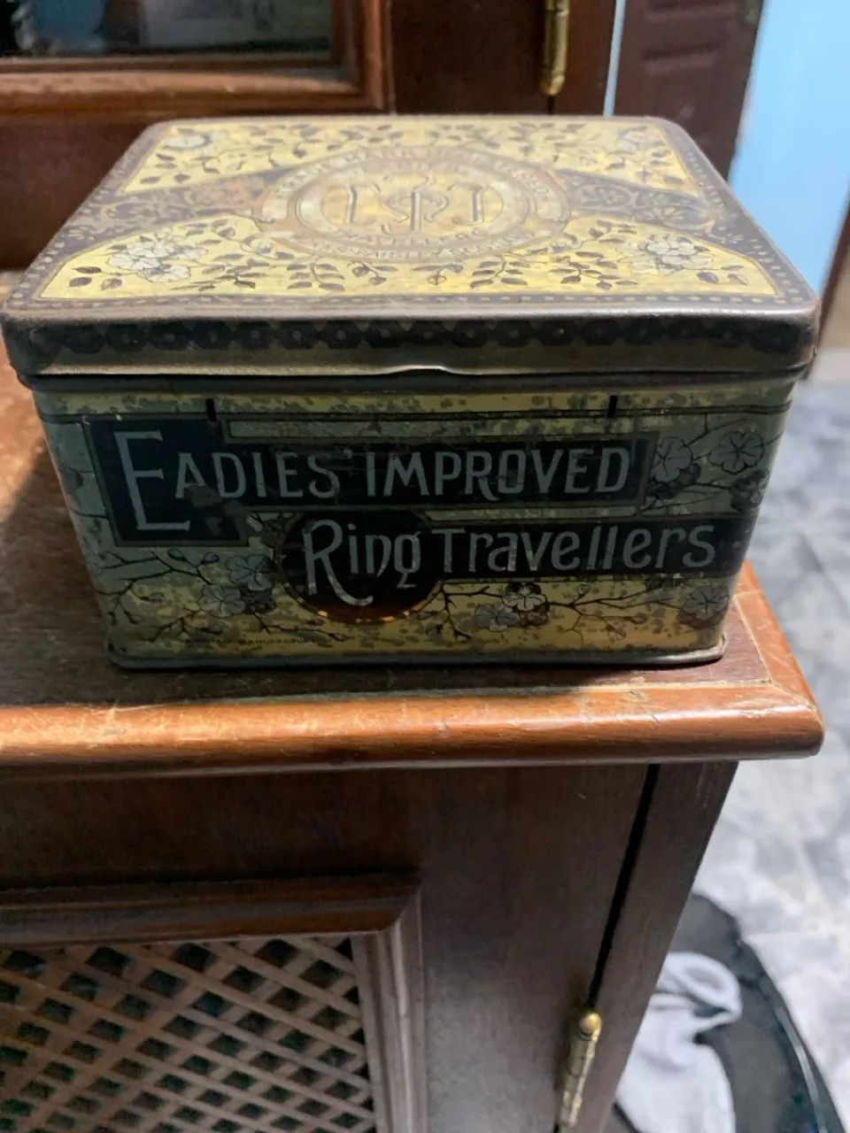 Antiga caixa inglesa raridade metal raro item box rare