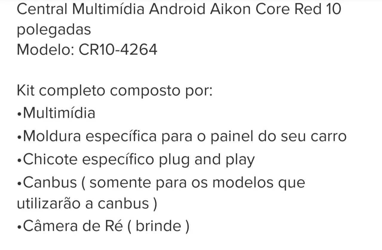 Central Multimídia Aikon64302956444675125