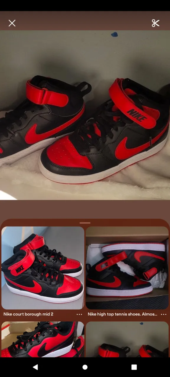 Vendo tênis da Nike 39.40 preto com detalhes vermelho 
