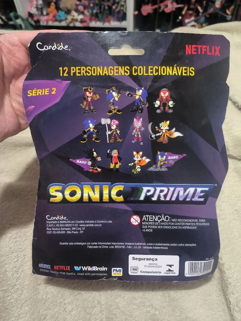 Bonecos Sonic Prime Netflix Candide - Foto 2