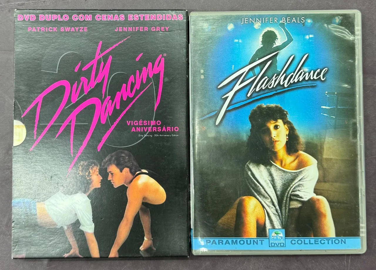 DVDs Dirty Dancing e Flashdance