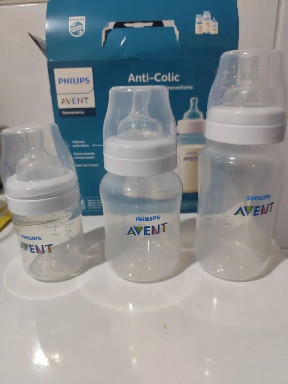 Kit de Mamadeiras Philips Avent Anti-Cólica - Foto 2