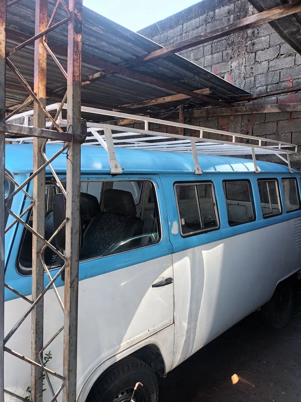 Bagageiro  teto kombi clipper 