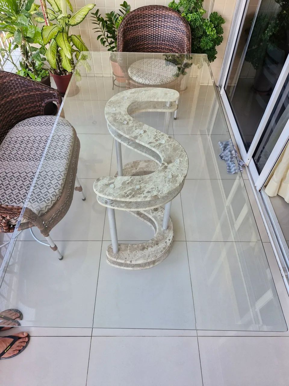 Mesa de Jantar em Mármore - Foto 4