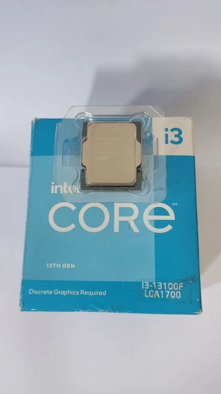 Processador Intel Core i3 13100F, LGA1700 13ª Geração - Peças de