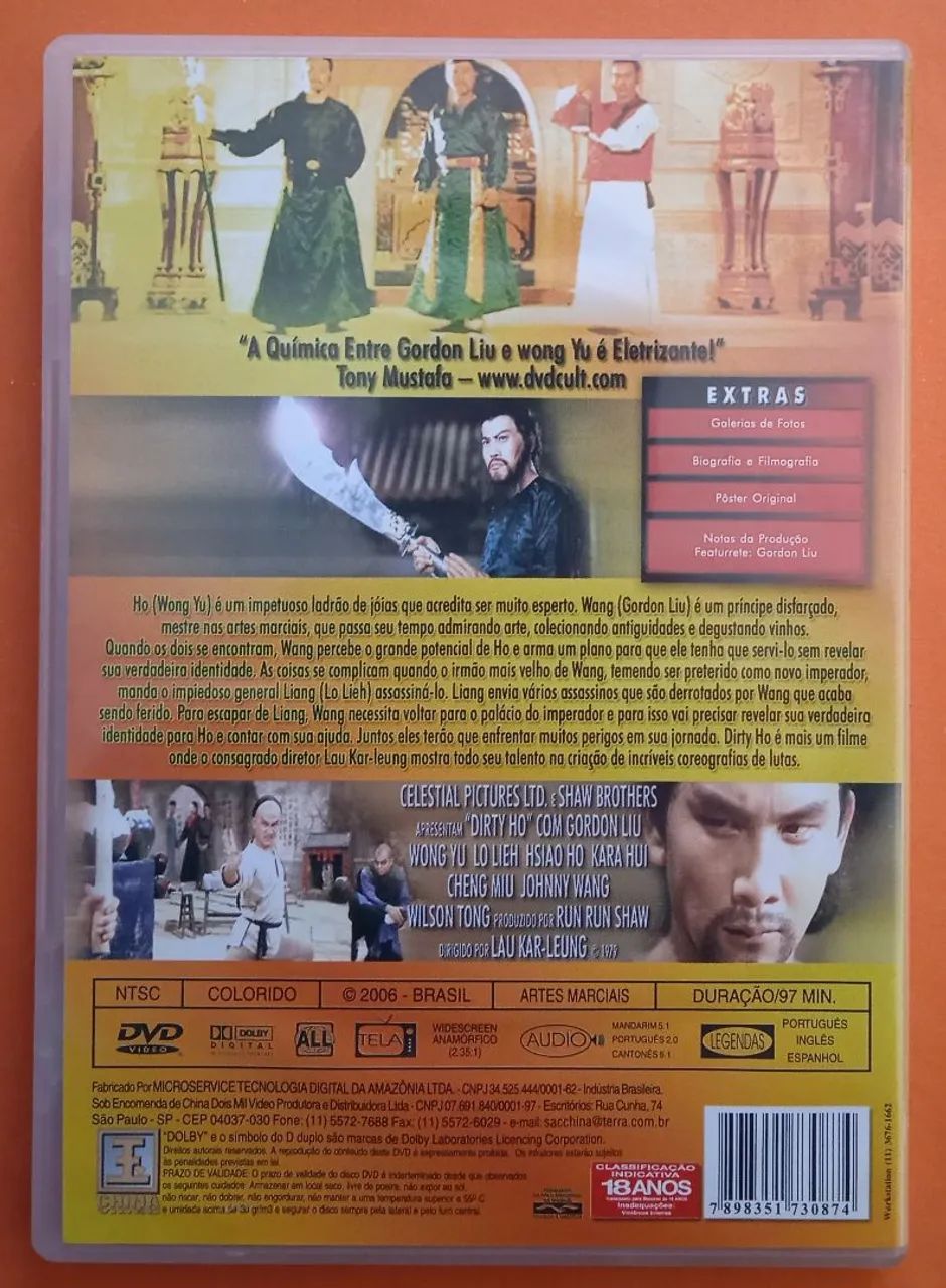 Dvd Ho, O Sujo (China Vídeo) - Foto 2