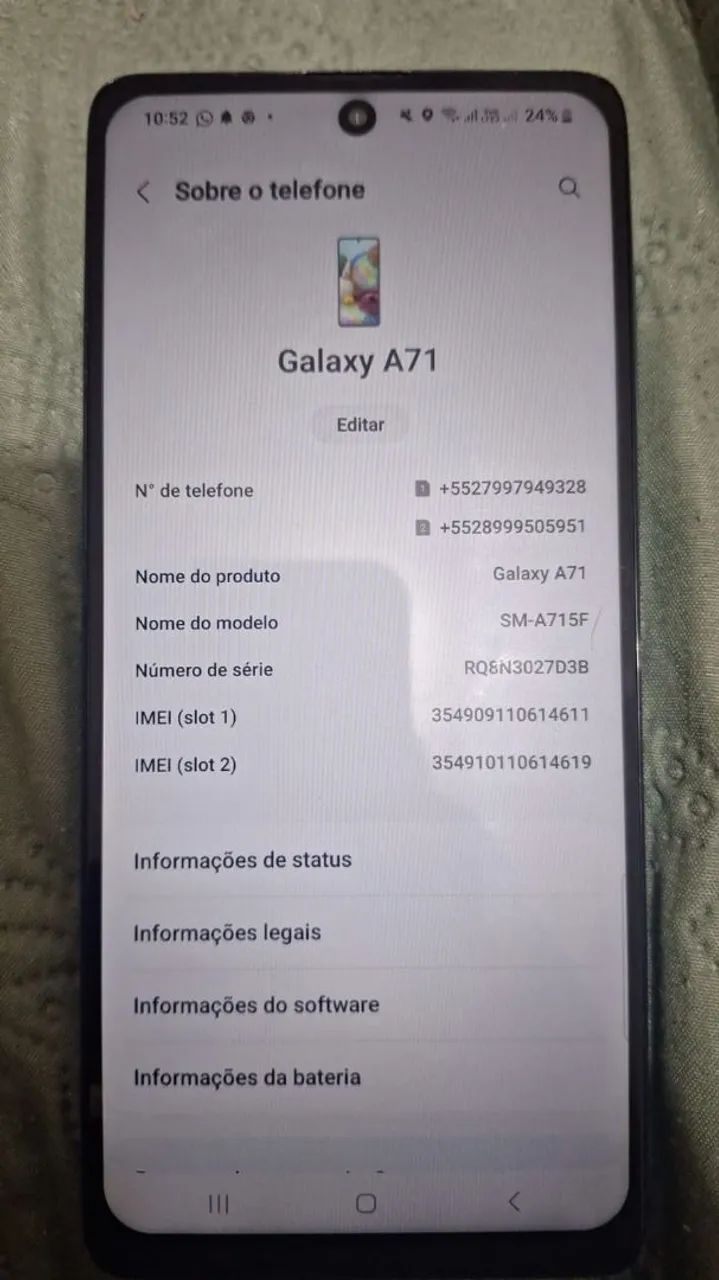 Samsung a71 de 128 gigas e 6 de ram - Foto 4