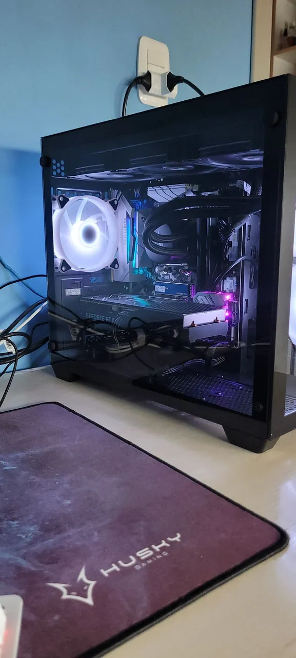 PC Gamer Ryzen 7 5700x, Placa de vídeo RTX 3060 galax, Placa mãe Steel Legend b450