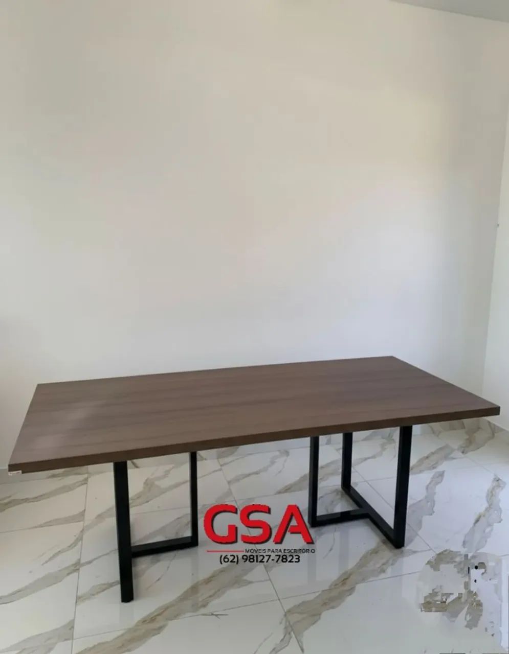Mesa de reunião pés industrial ( Entrega grátis! )