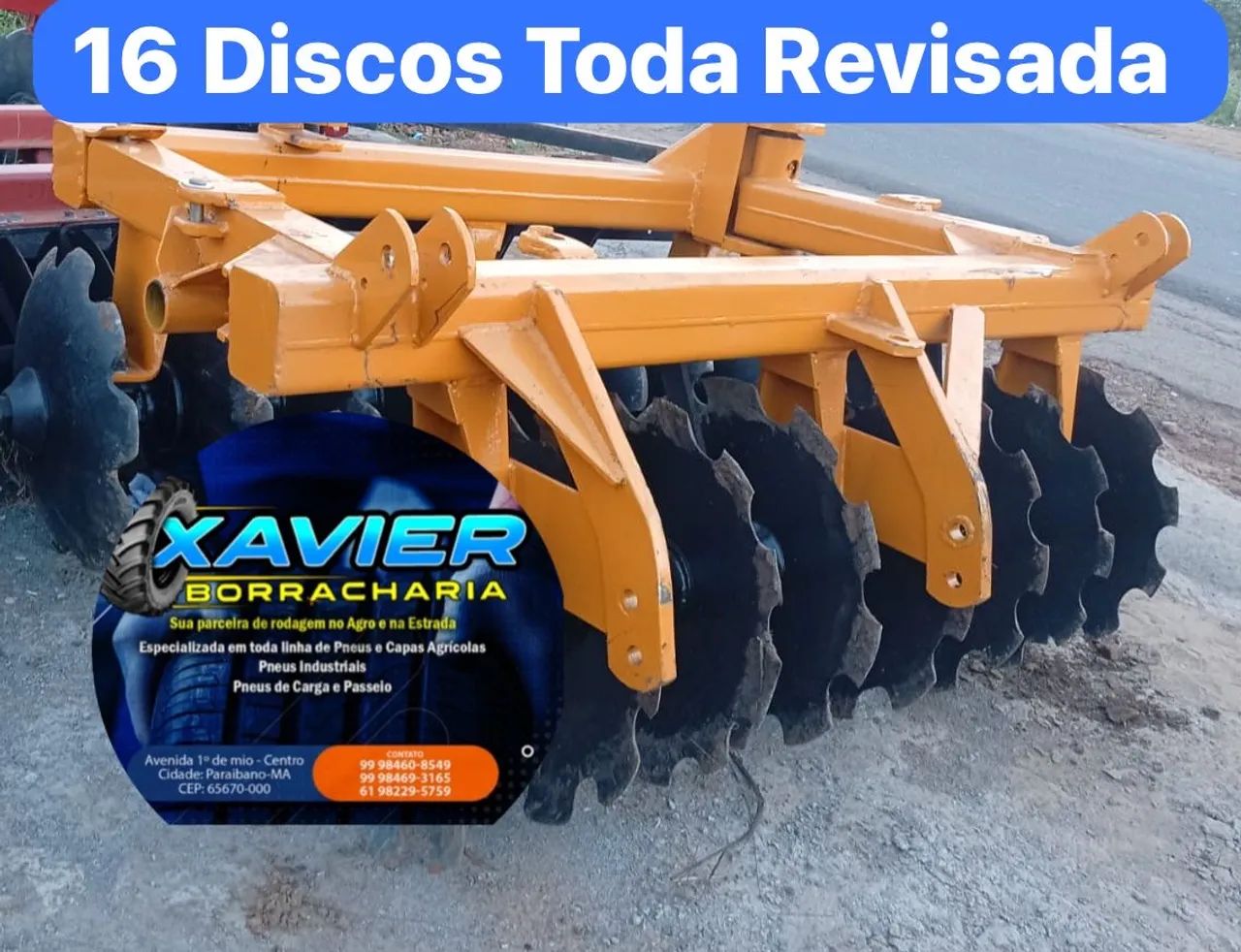 Grade 16 Discos Com Transporte
