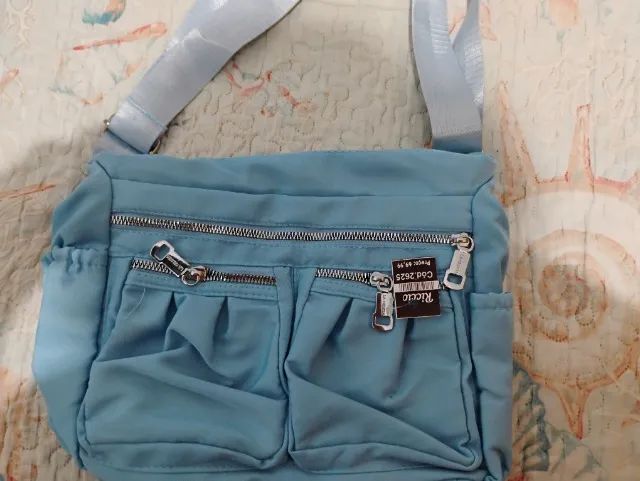Vendo bolsa ? azul tira colo 