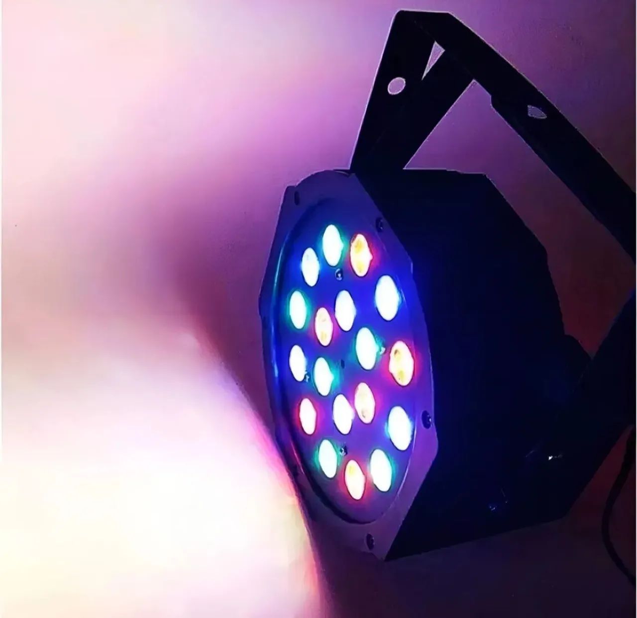 Canhao Par de Refletor LED RGB 18 Leds para Iluminação de Festa - Foto 3