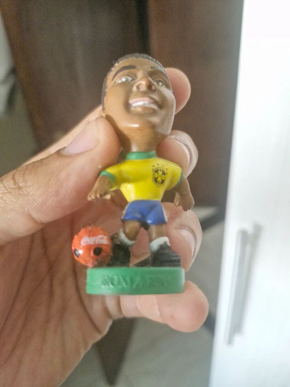 Mini Craque Romário Boneco Relíquia Coca  - Foto 3