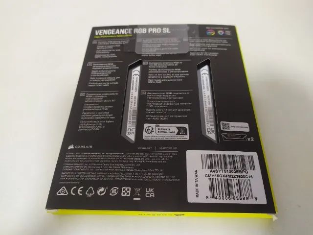 Memória RAM Corsair Vengeance RGB Pro SL DDR4 16GB (2x8GB) 3600MHz (CMH16GX4M2Z3600C16) - Foto 5