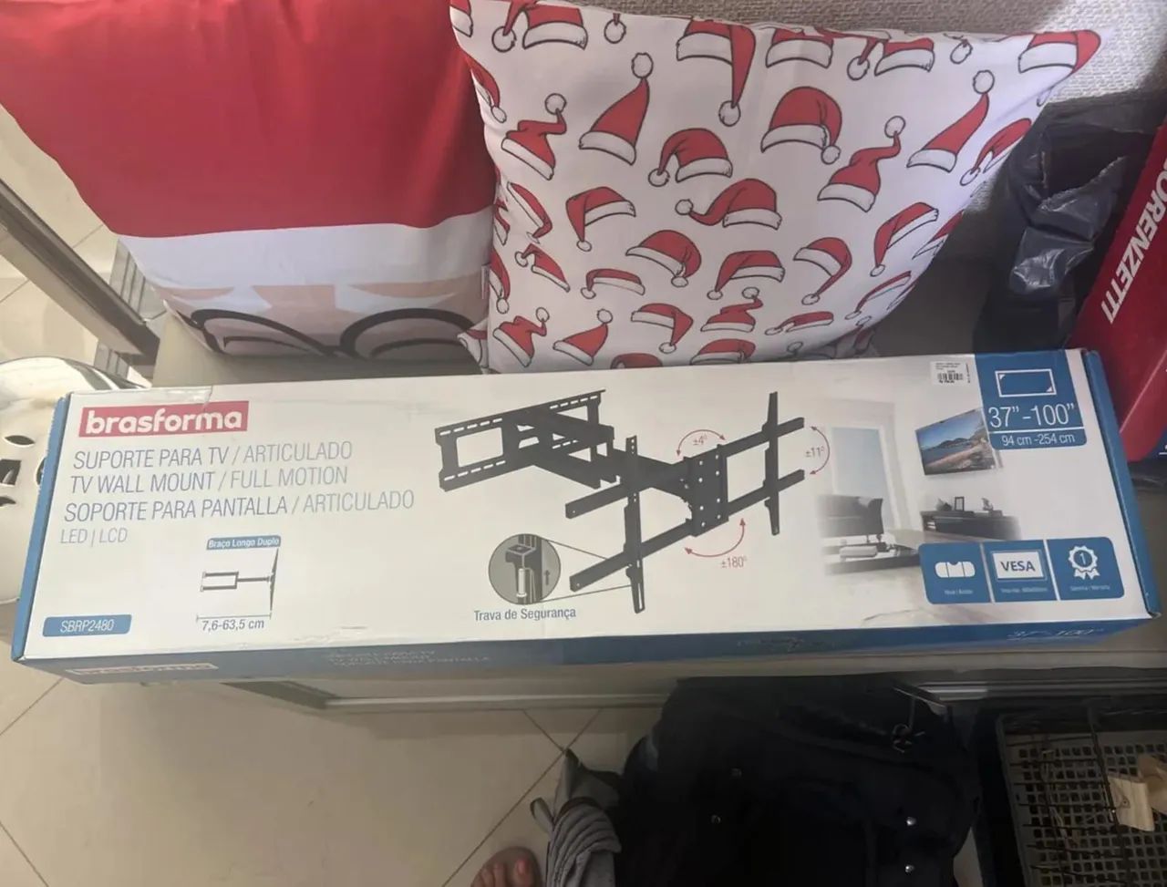 Suporte para Tv Articulado Brasforma 37 a 100 Polegadas - Foto 2