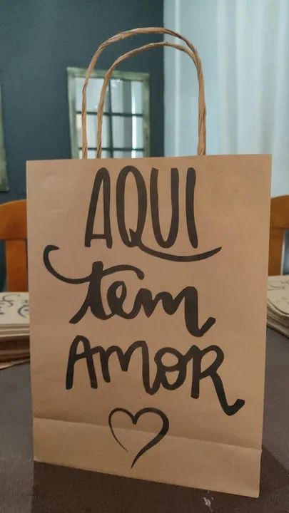 Sacolas de Papel Personalizadas para Presente - Gratidão - Foto 4