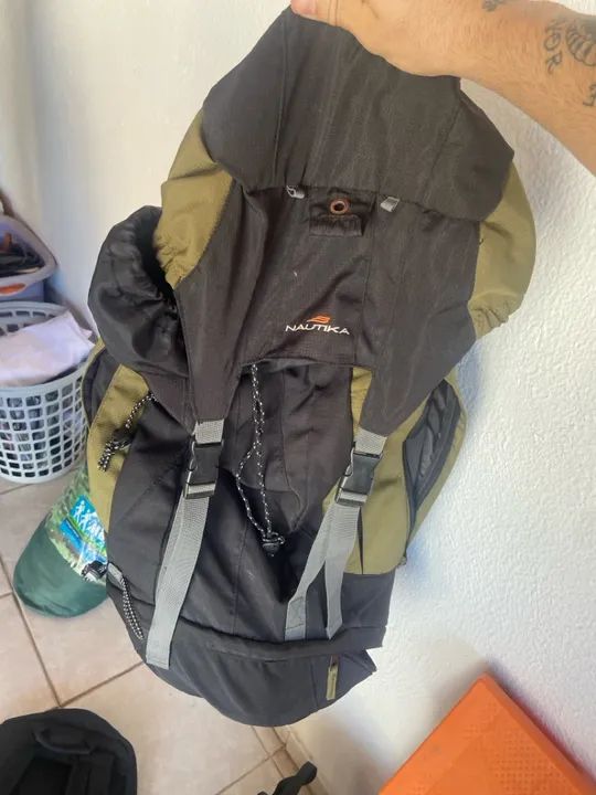 Mochila cargueira nautika dubai 45l acampamento