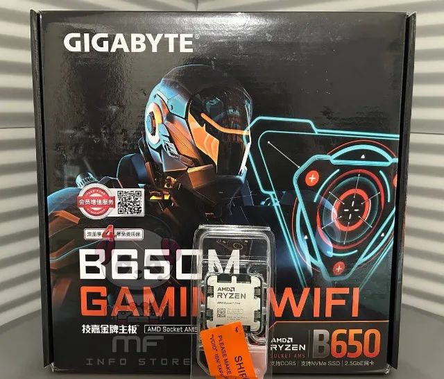 Kit AM5 B650 Gigabyte + Ryzen 7 7700 - Novos