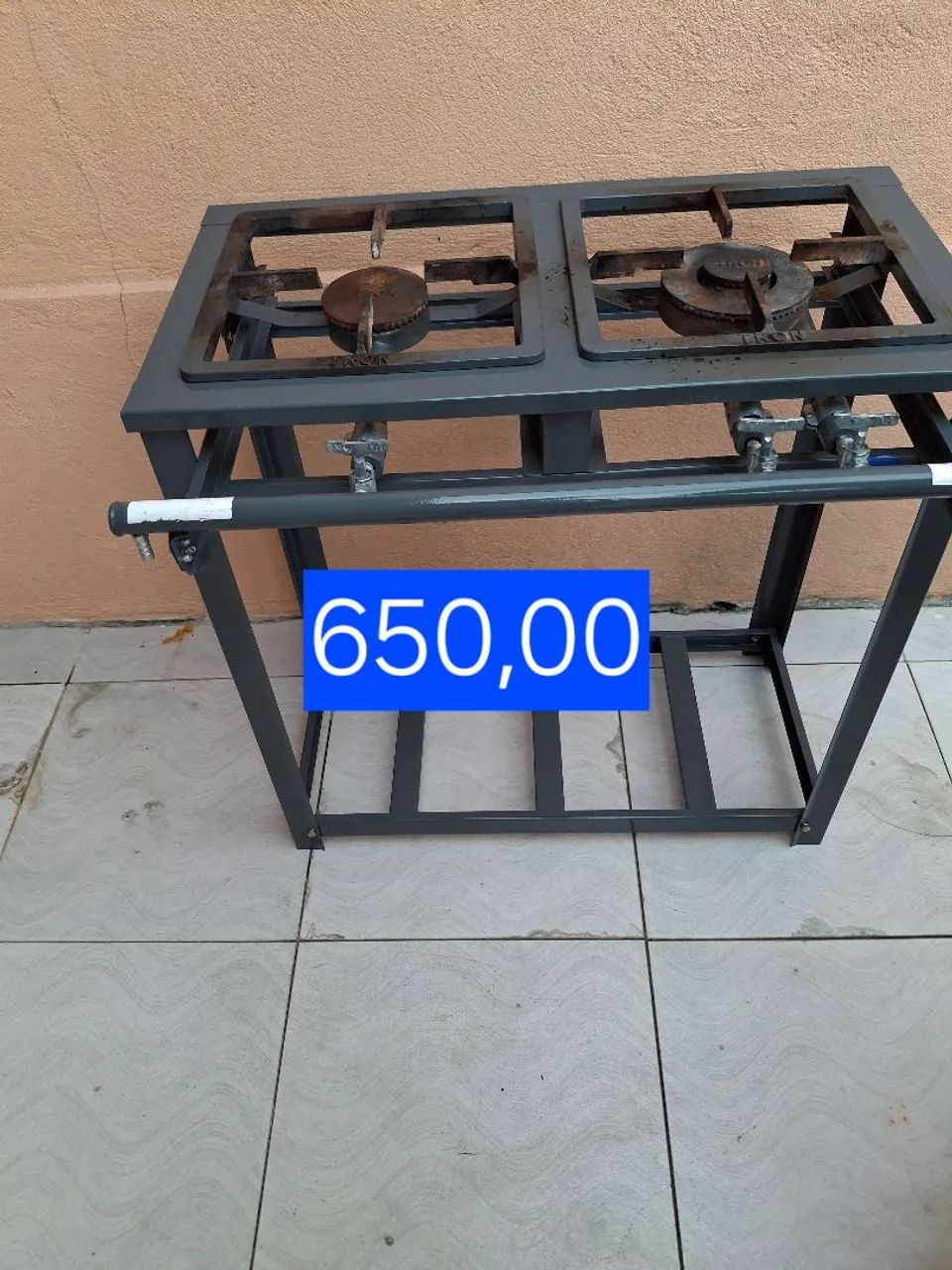 FOGÃO INDUSTRIAL 2 BOCAS SEMI NOVO