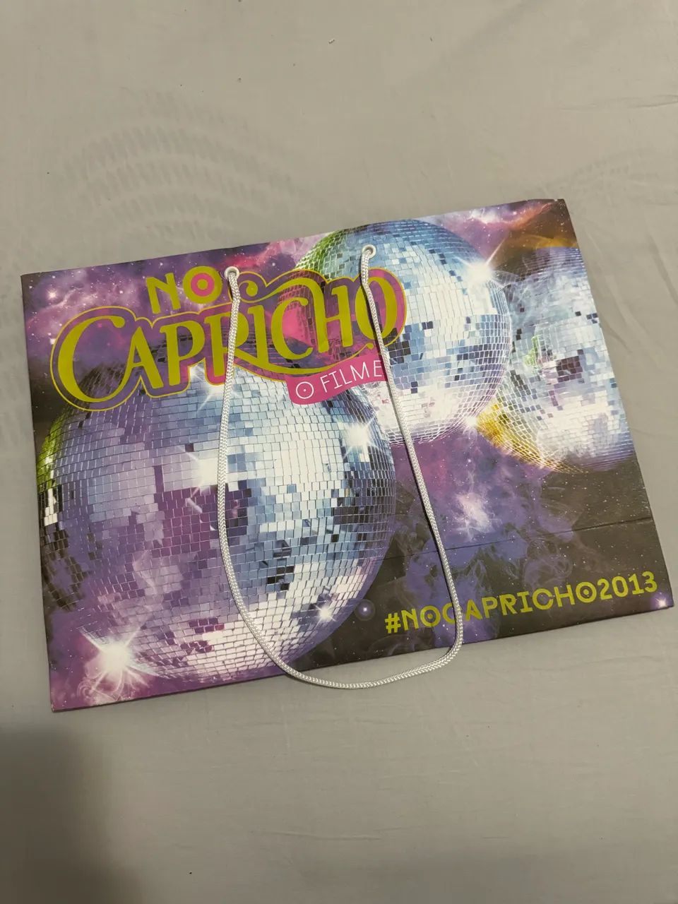 Sacola colecionável filme No Capricho 2013 