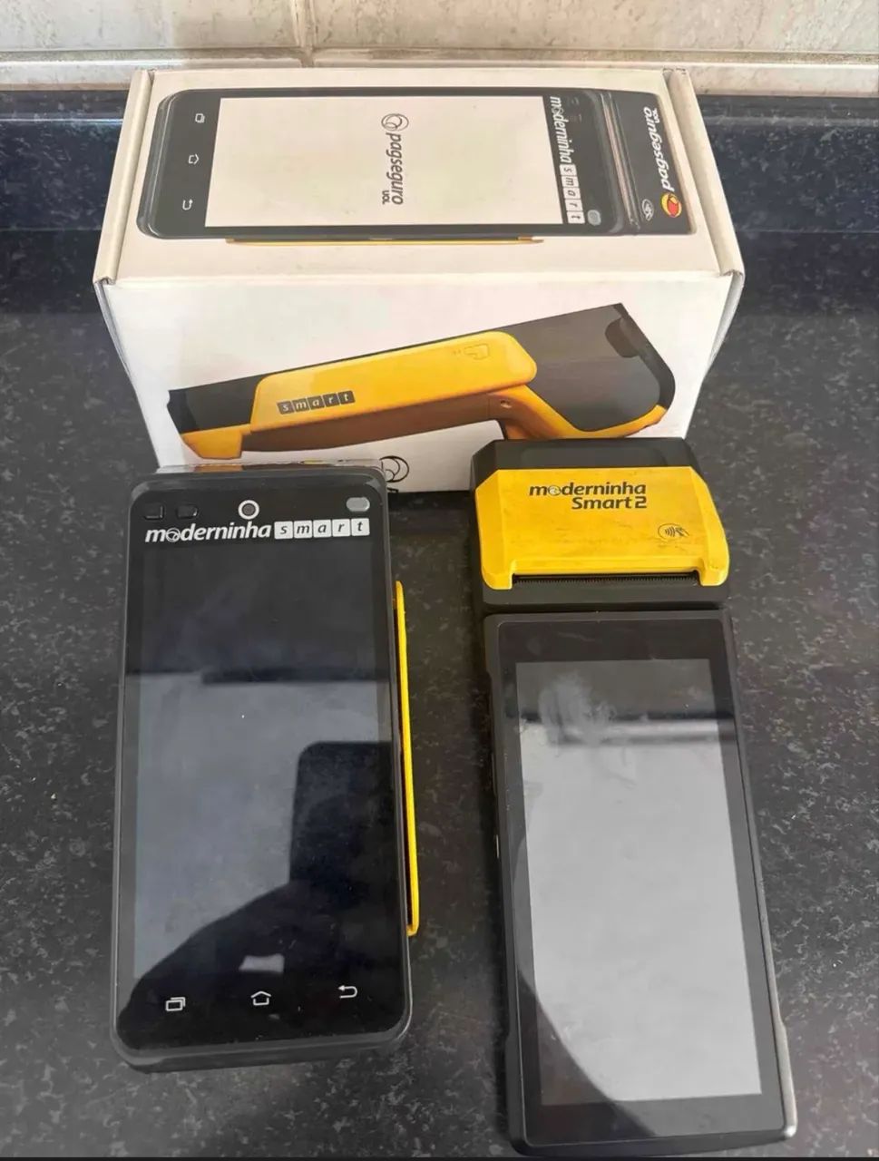 02 máquinas smart de cartão  PagBank   - Foto 5