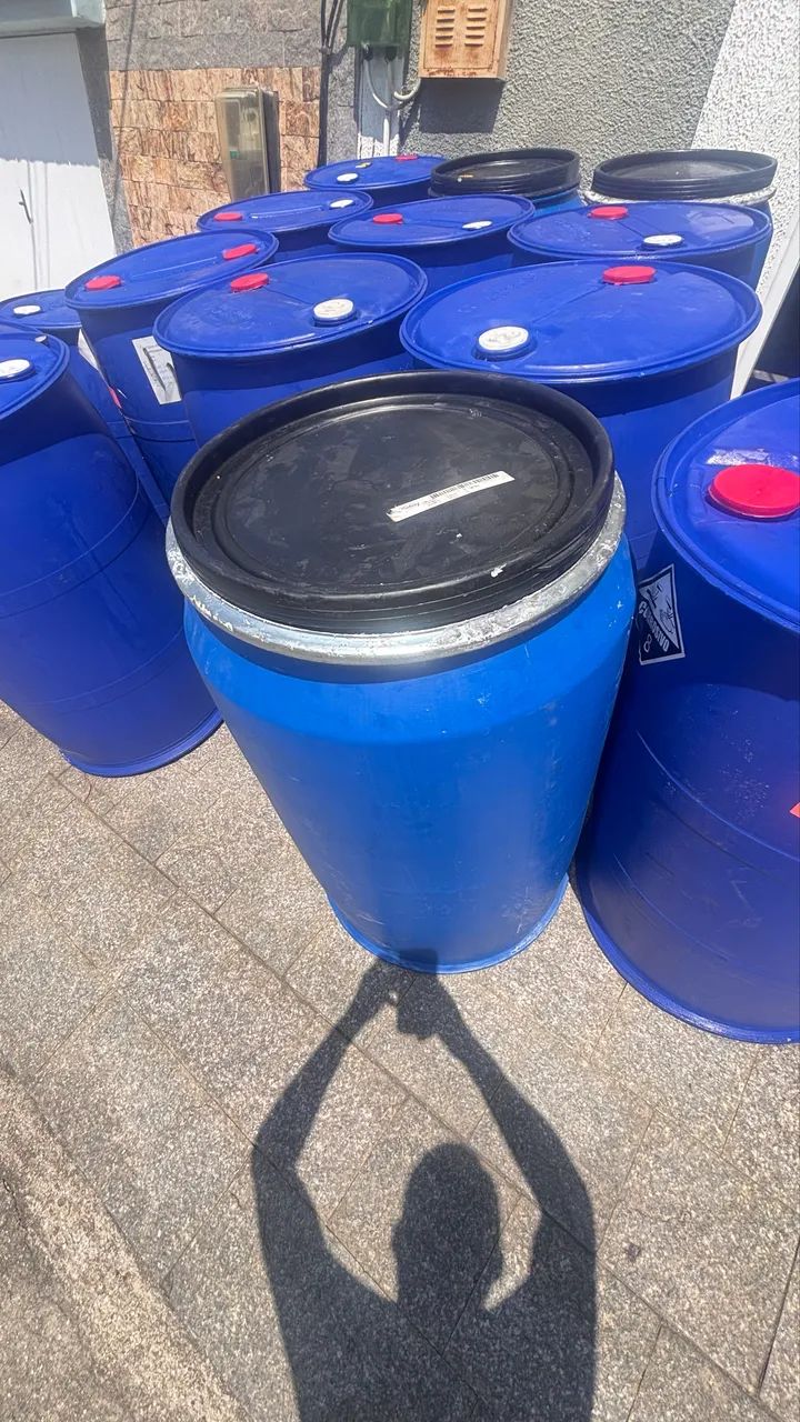 Bombona Tonel Barril Tambor 200 litros Água Ração  - Foto 5