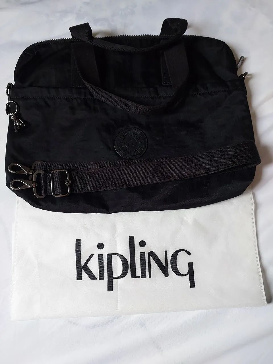 Bolsa kipling preta (original)