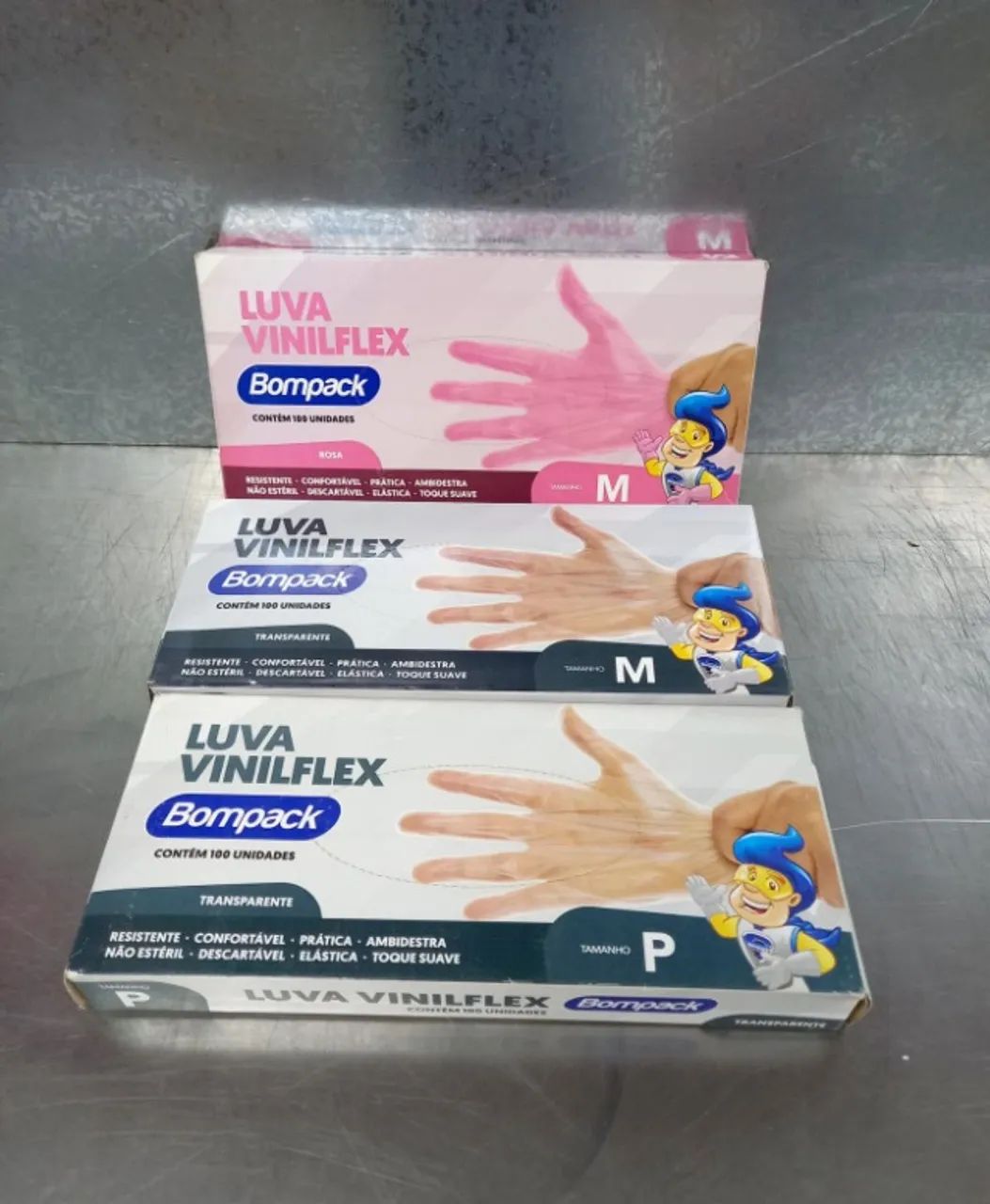 Luva Vinilflex Cx 100un NOVA