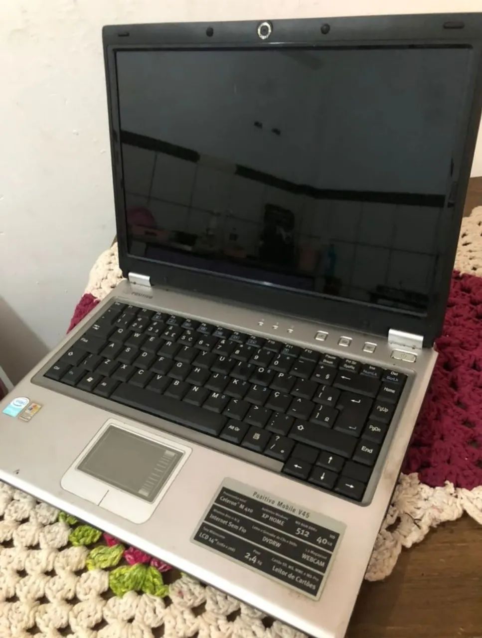 Notebook Positivo Mobile V45 - Celeron M 430 - 512MB - XP Home
