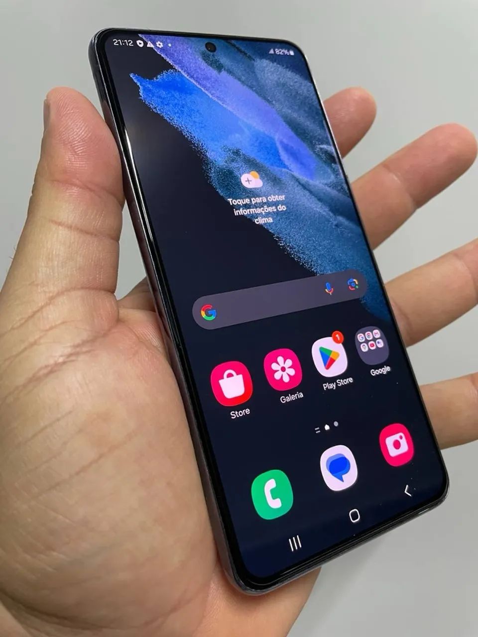 Samsung Galaxy S21 5G 8/128gb Preto todo original 12X no cartão VENDO/TROCO