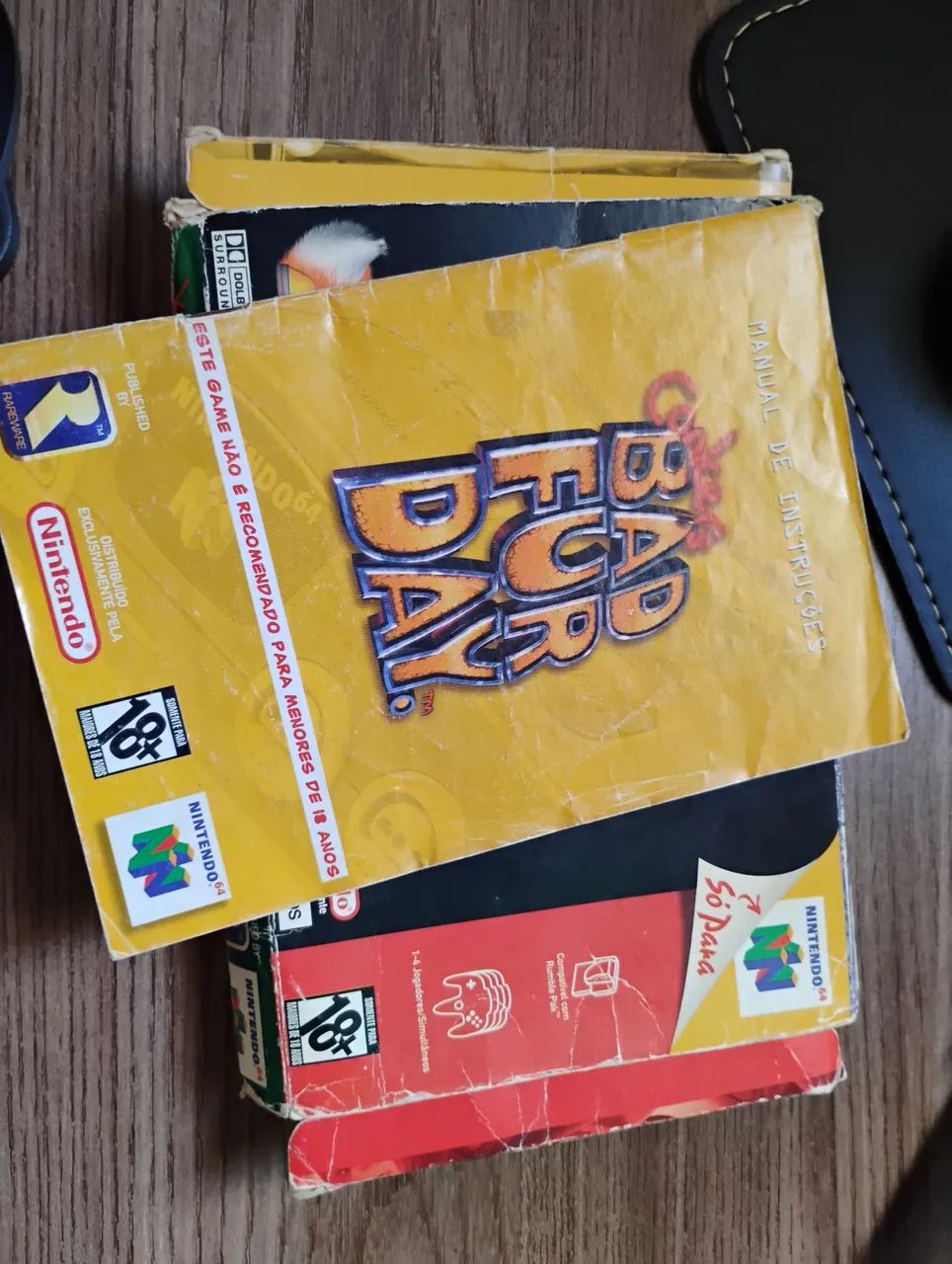 CONKER'S BAD FUR DAY - GRADIENTE NACIONAL JOGO CARTUCHO (CIB) ITEM DE QUALIDADE EXTREMA - Foto 3
