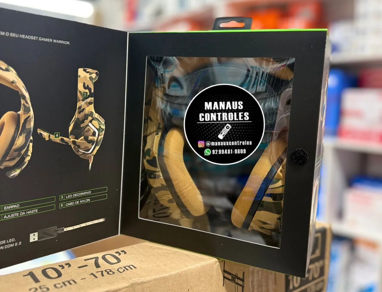 Headset camuflado gamer - Foto 2