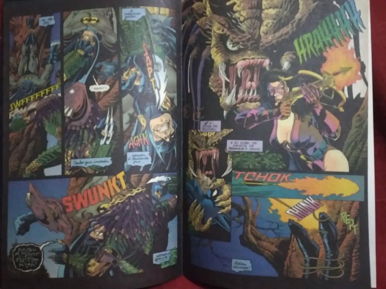 Batman vs. Predador II vols.1, 2.  (Abril).  1996<br>Minissérie (2/4) volumes. - Foto 3