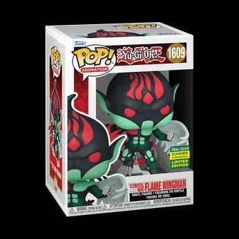 Funko Pop! Yu-Gi-Oh! Elemental HERO Flame Wingman + Protetor 